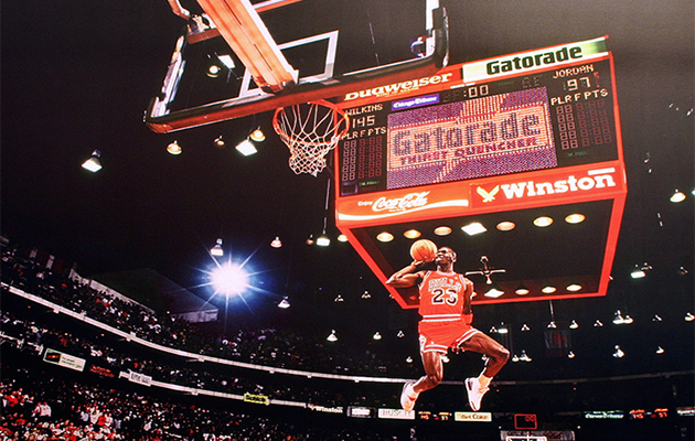Michael Jordan, Slamdunk Contest, Chicago, IL – 1988 – Cliff – Flickr