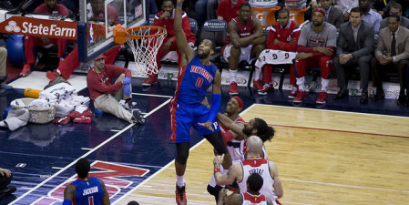 Andre Drummond, Detroit Pistons, Keith Allison, Flickr