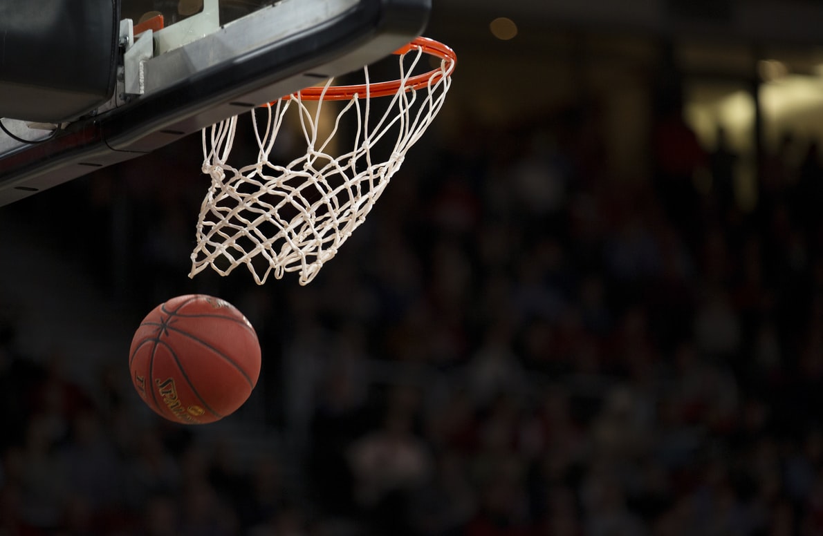 basketball i gennem net