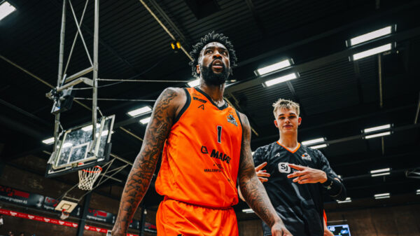 Tony Wroten i aktion for BK Vejen.